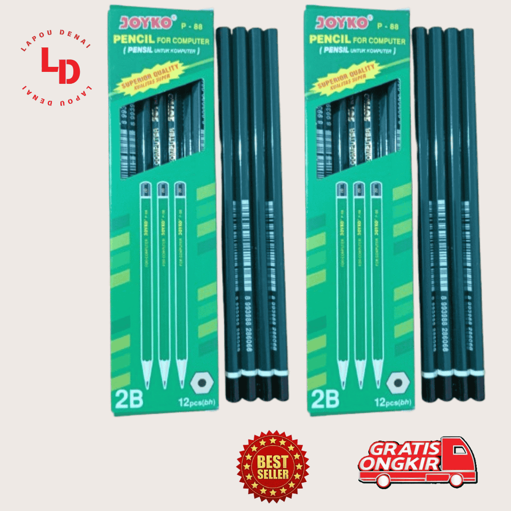 

Pensil Joyko 2B 1 pcs I Pensil 2B Joyko P-88