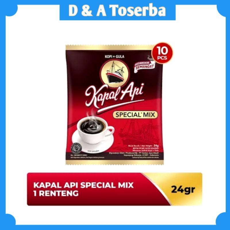 

Kapal Api spesial Mix 24gram @10sachet