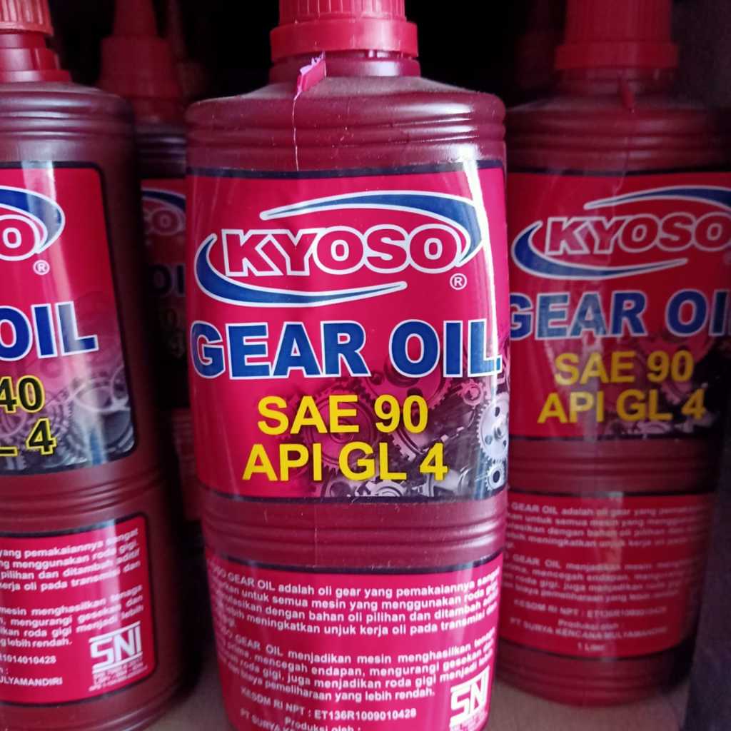 OLI GARDAN / OLI GEAR / OLI TRANSMISI KYOSO GEAR OIL SAE 140 dan  SAE 90 1 LITER