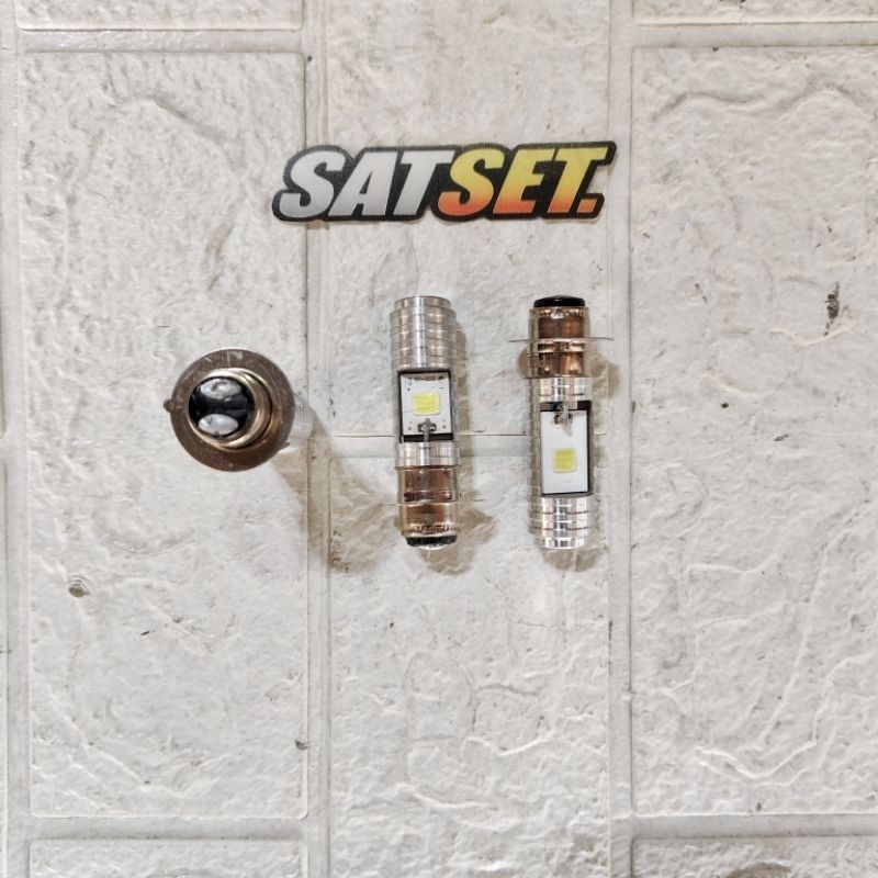 Lampu Depan LED Motor Bebek&Matic Soket H6 AC/DC(Jupiter Vega Fizr Alfa Grand Supra Smash Shogun Mio