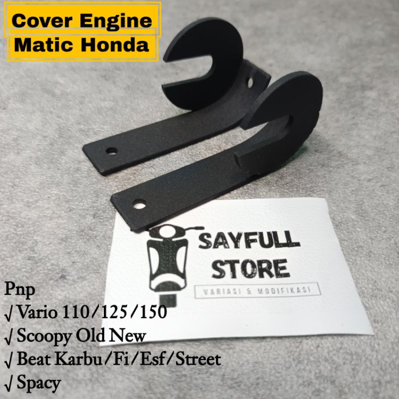 Bracket Pelindung Swing Arm Lengan Ayun Mounting Bawah Mesin Vario Genio Beat Scoopy