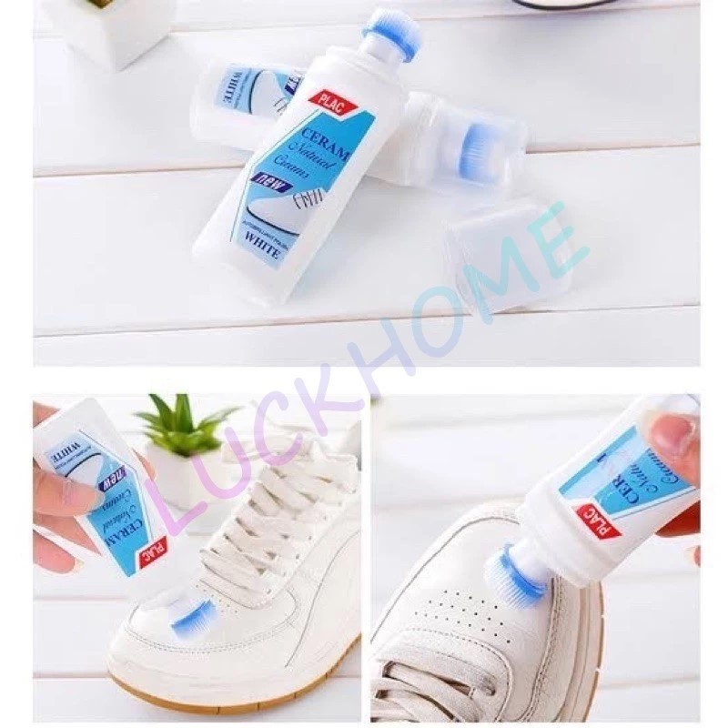 Pemutih & Pembersih Sepatu & Sneakers Cairan Pembersih Sepatu Sneakers Pemutih Ajaib Shoes Cleaner S