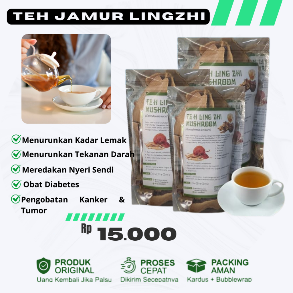 

Teh Jamur Lingzi Harga Murah Berkualitas Kaya Manfaat
