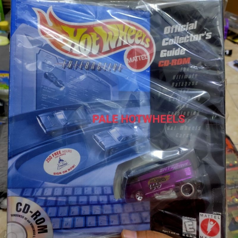 HOTWHEELS VW VOLKSWAGEN DRAG BUS interactive OFFICIAL COLLECTORS GUIDE CD-ROOM