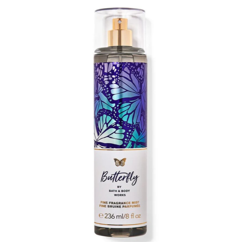 BBW Butterfly Fine Fragrance Body Mist - Body Spray Parfum 236ml Original Bath & Body Works
