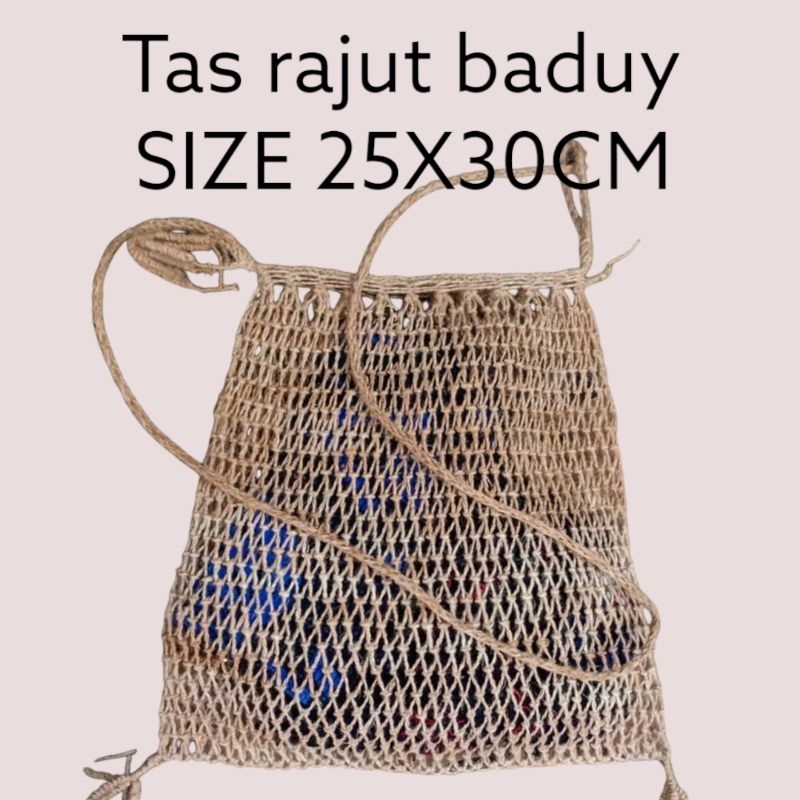 Tas Selempang Tas koja Baduy ukuran 25x30cm Tas tradisional baduy