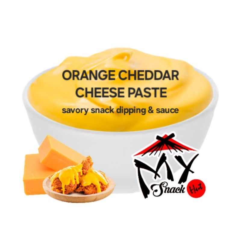 

ORANGE CHEESE PASTE 100GR PASTA KEJU CHEDDAR ORANYE ASIN GURIH SAUS SAUCE TOPPING BURGER RISOL HALAL