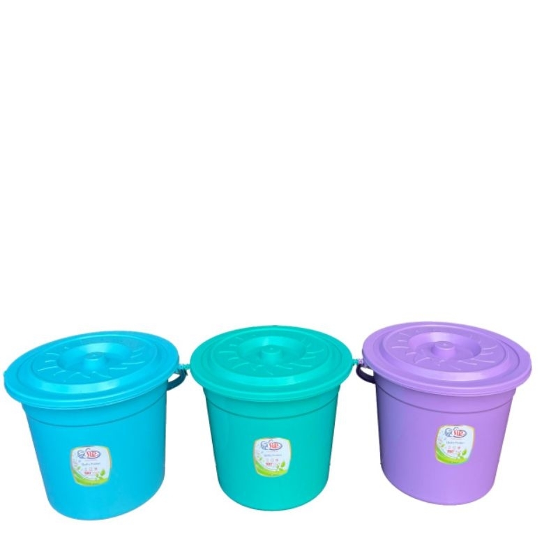 gengsilegi89 - ember tutup 6 galon warna pastel / ember plastik serbaguna