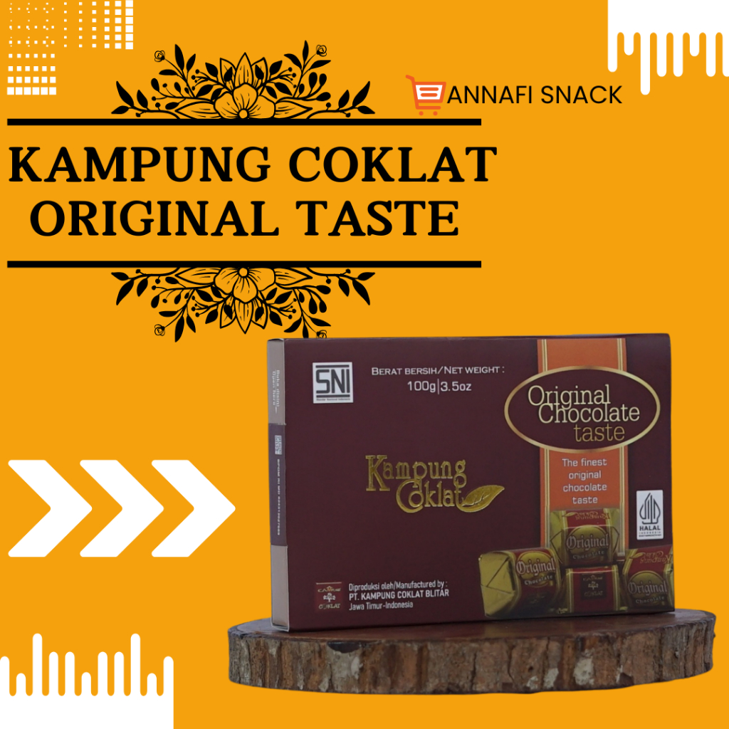 

KAMPUNG COKLAT BOX // ORIGINAL CHOCOLATE TASTE