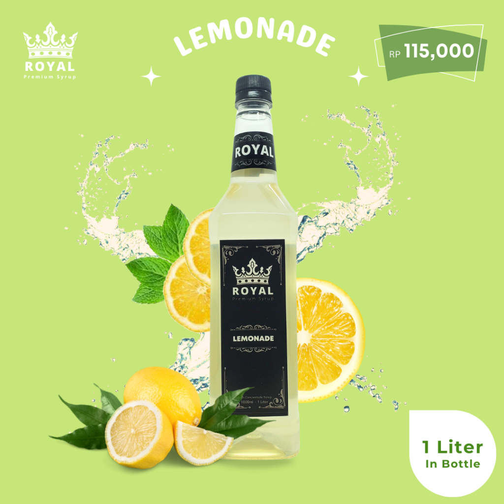 

Royal Lemonade Syrup - Sirup Lemonade (Premium Quality)