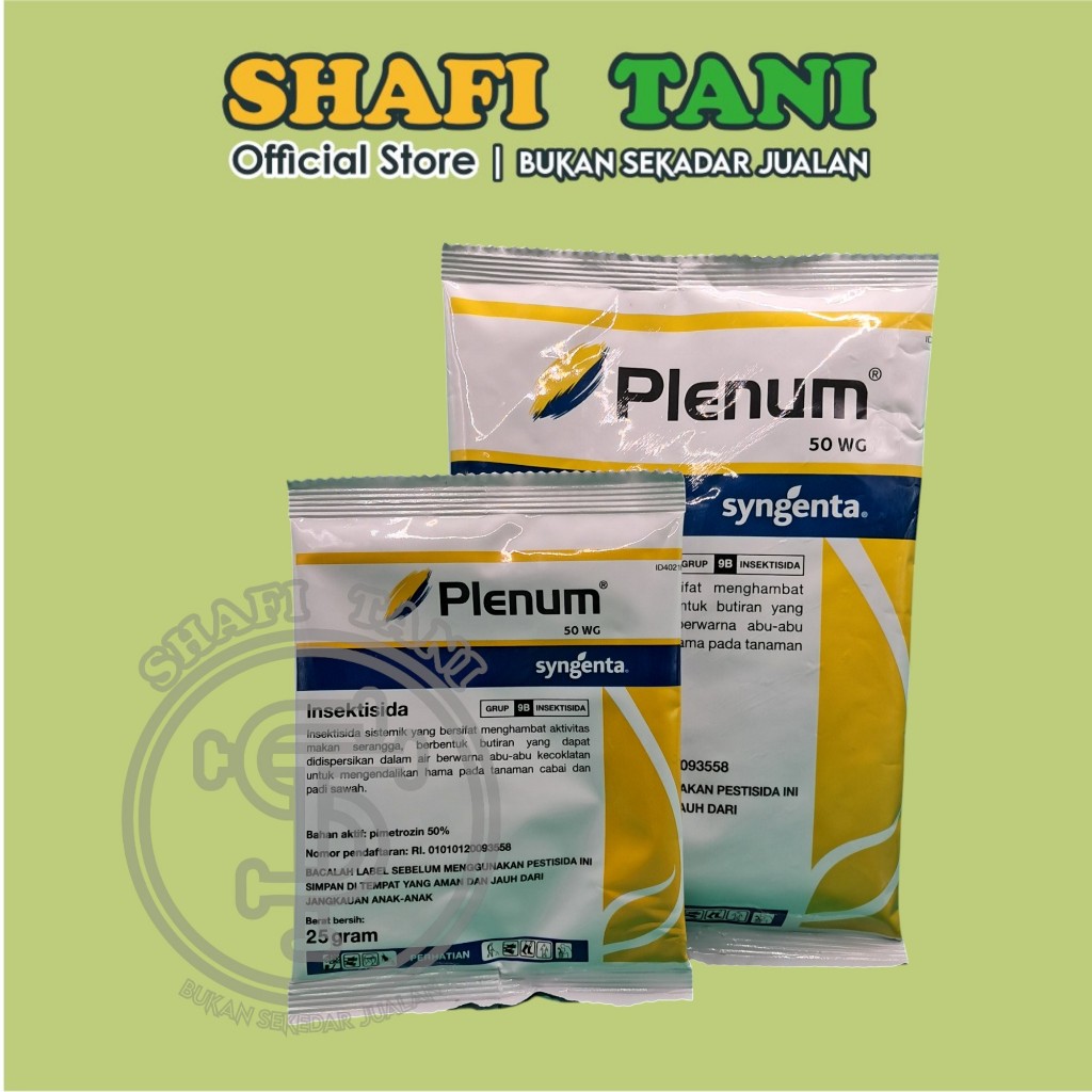 INSEKTISIDA PLENUM 50 WG I (PIMETROZIN) YANG BERSIFAT MENGHAMBAT AKTIVITAS MAKAN SERANGGA - SYGENTA