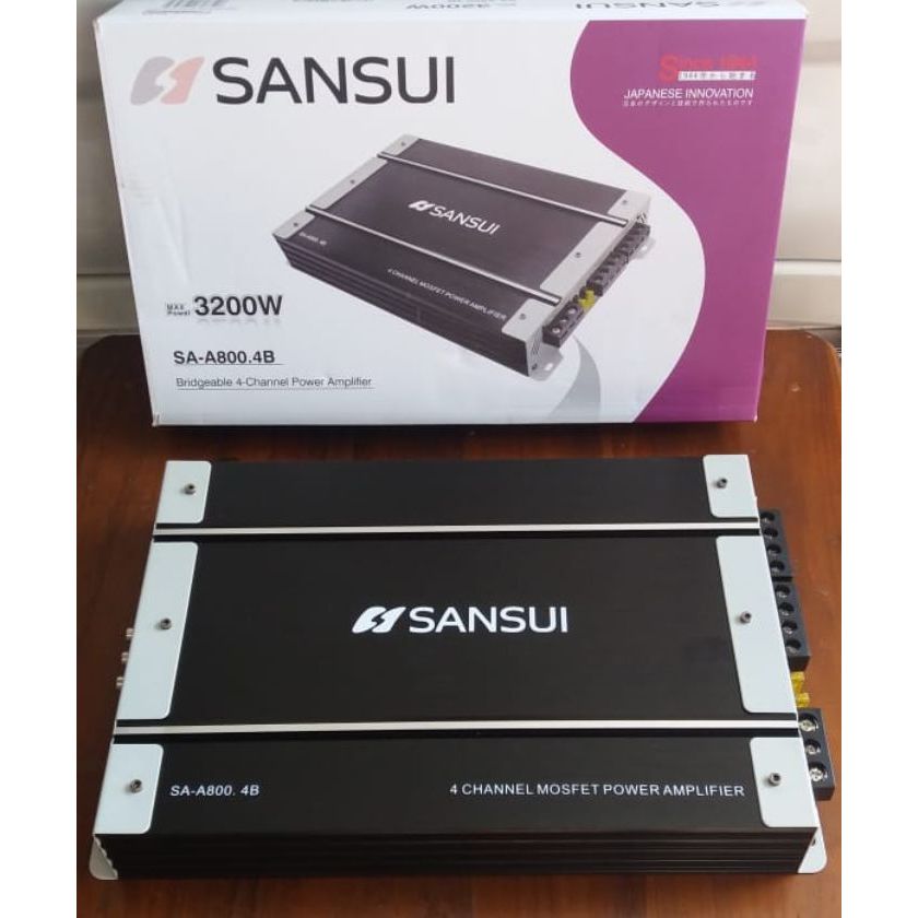 Power 4 channel sansui Amplifier 4ch Power ampli mobil 4 chanel  High Power