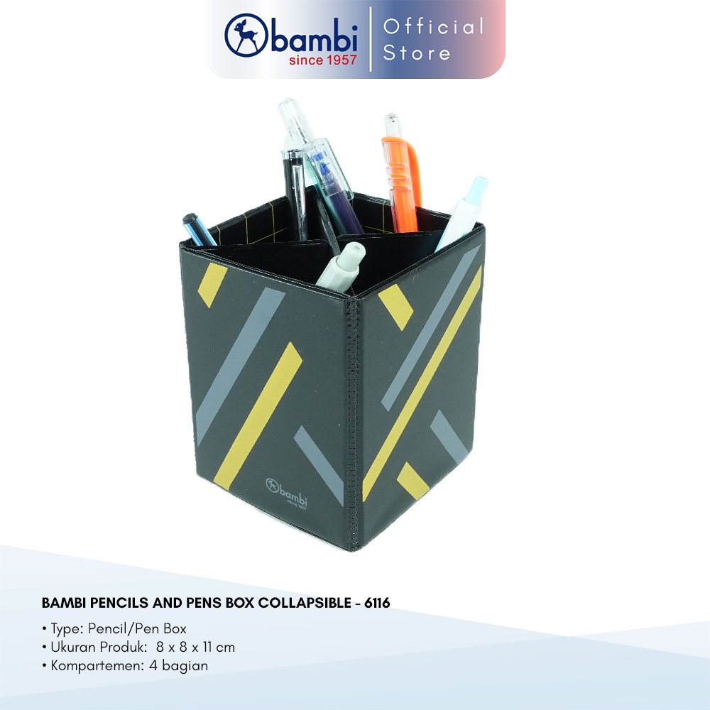 

Bambi Tempat Pensil Aestetic Collapsible - 6116