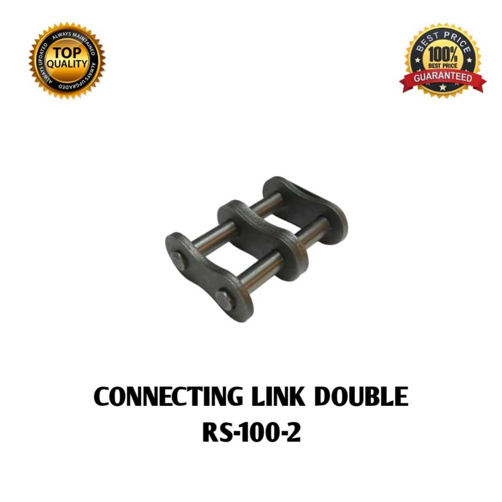 SAMBUNGAN RANTAI DOUBLE RS-100-2 CONNECTING LINK CL RS-100 -2 Connecting Link Roller Chain Sambungan