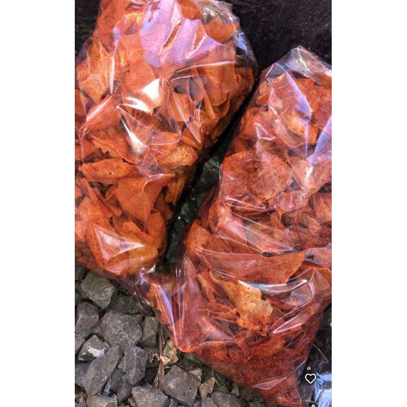 

1KG KRIPSET PEDAS GURIH /KERIPIK SINGKONG PEDAS 1KG