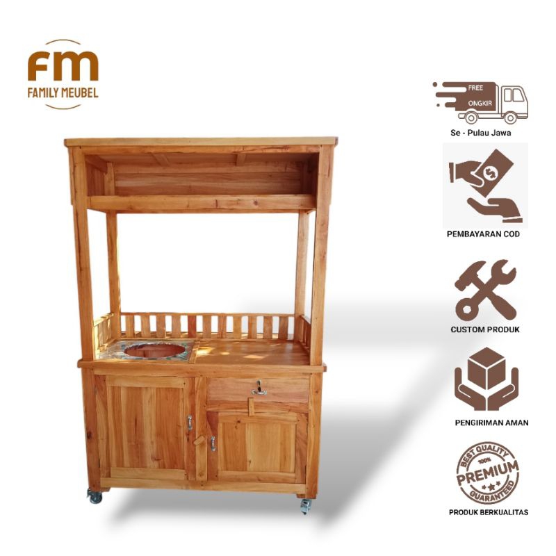 Gerobak bakso , Gerobak soto ,Gerobak Cilok , Gerobak booth bakso