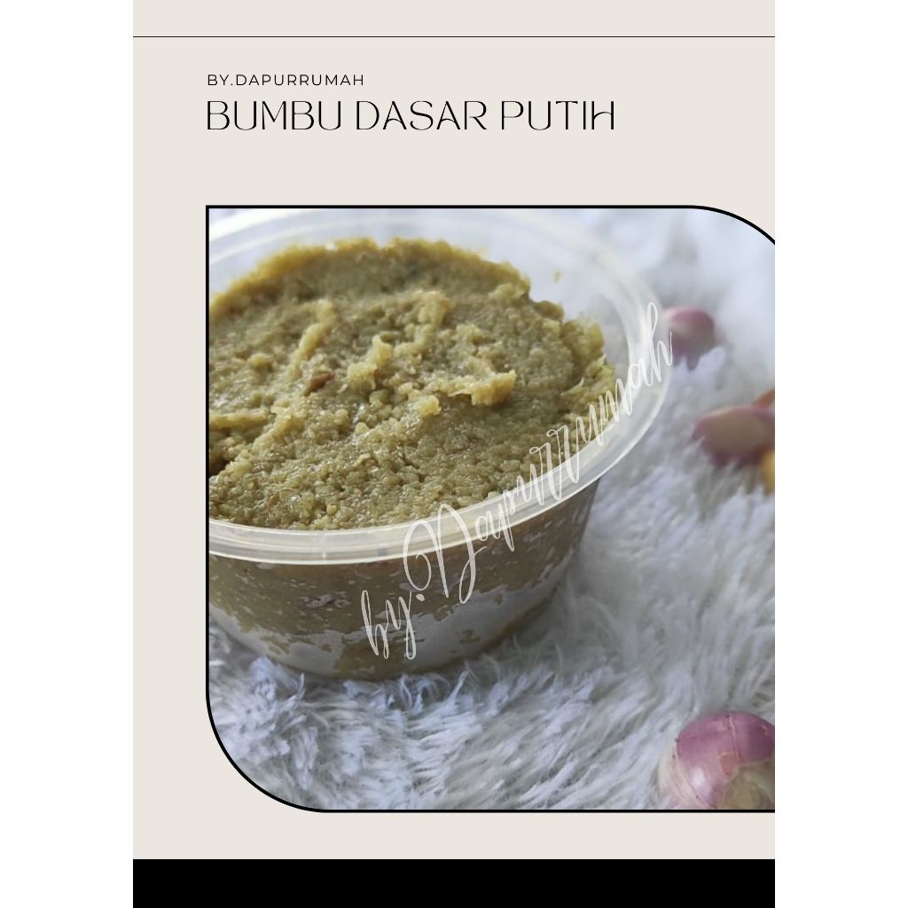 

Bumbu Dasar Putih
