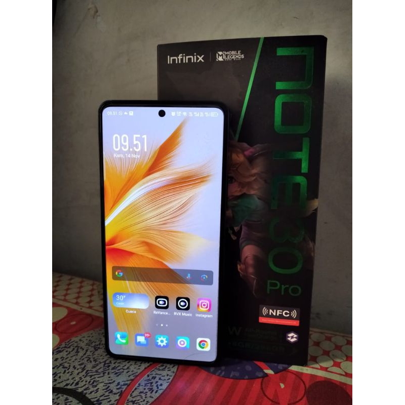 Infinix Note 30 Pro  [Second-Hitam]