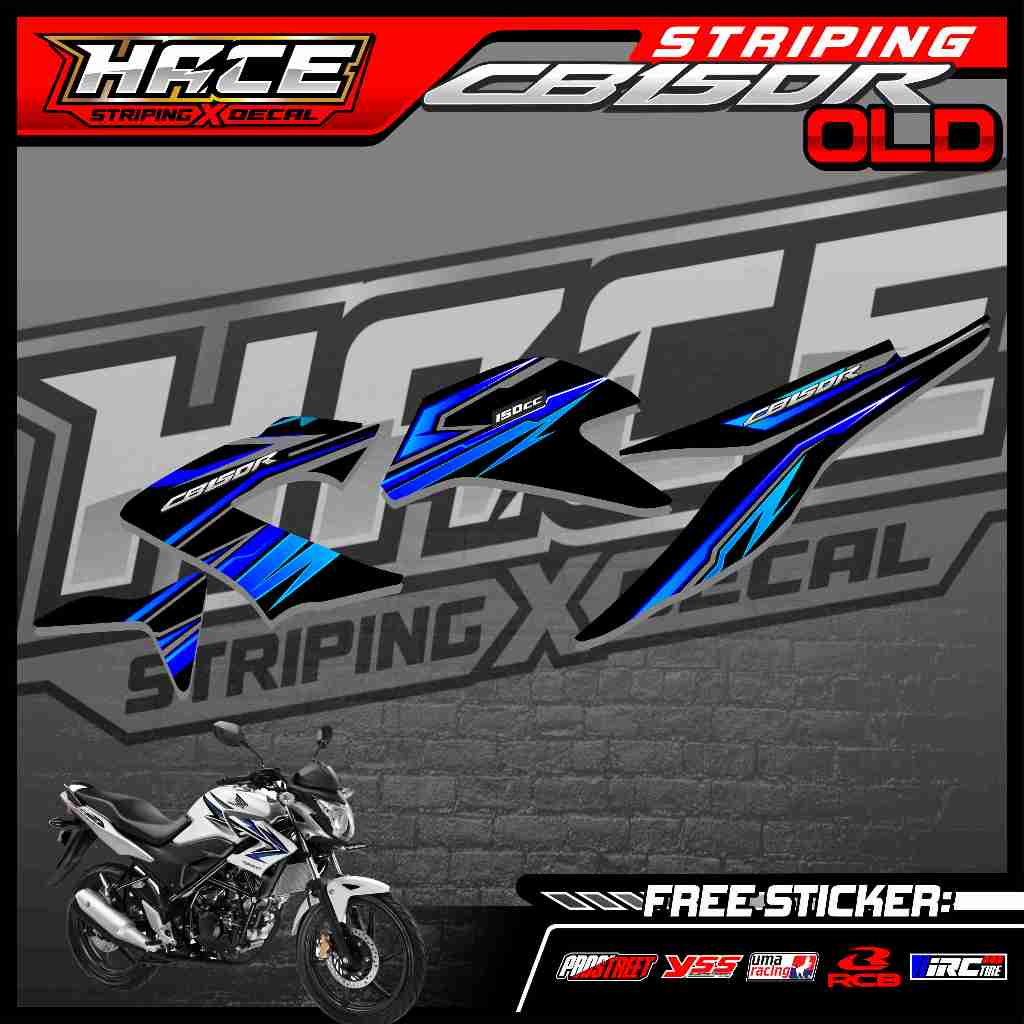 756 STRIPING STICKER CB 150R OLD - STRIPING STICKER CB 150R OLD RACING PREMIUM
