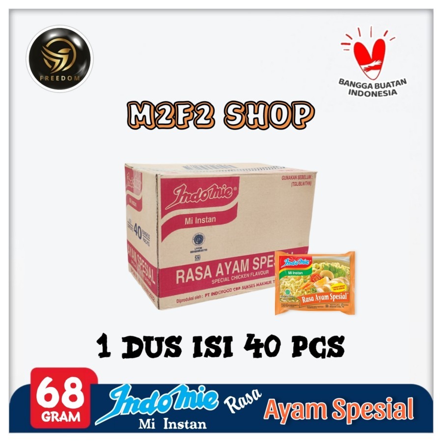 

Indomie Mie Instant Kuah Rasa Ayam Spesial | Bag - 68 gr (Kemasan Karton)