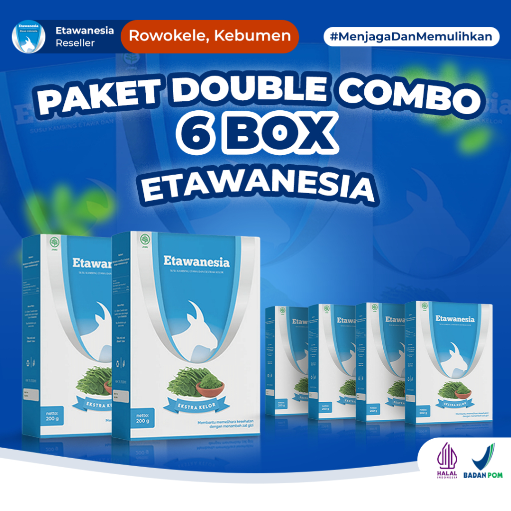 

ETAWANESIA ETAWA BIRU - Susu Kambing Premium Krimer Bubuk Susu kambing etawa ETAWANESIA ORIGINAL