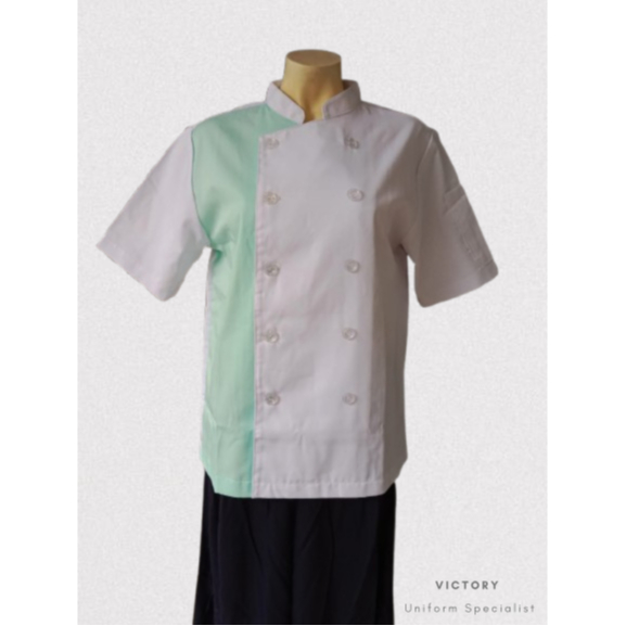 Victory Uniform - Seragam Chef - Baju Chef/ Kemeja Koki/ Unisex