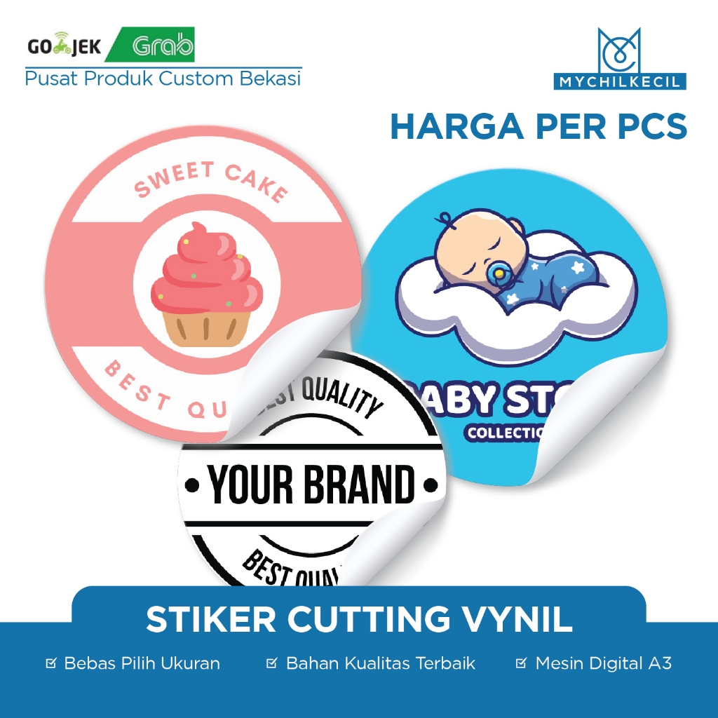 

CETAK CUTTING STIKER VINYL VYNIL (ANTI AIR) CUSTOM / LABEL BULAT LABEL NAMA LABEL MAKANAN TOPLES KEMASAN BOTOL MINUMAN CUSTOM / LABEL CETAK STIKER JUALAN OL SHOP TOPLES GELAS STEROFOAM