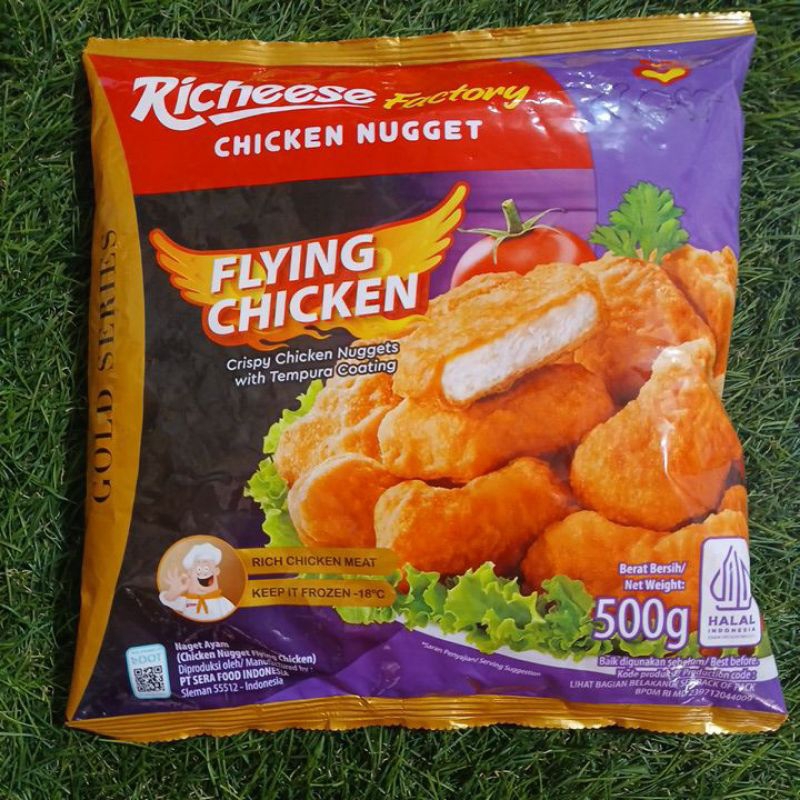 

Richeese chicken nugget flying 500gr