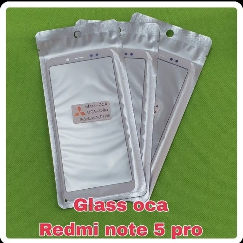glass oca xiaomi redmi note 5 / note 5 pro