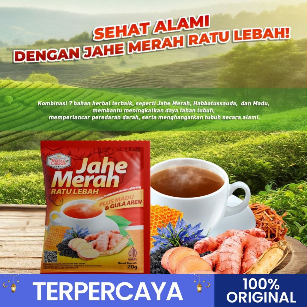 

Jahe Merah Super - Ratu Lebah