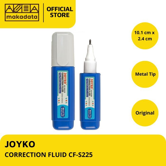 

CORRECTION FLUID / STIPO CAIR JOYKO CF-S225 (1 PCS) MURAH