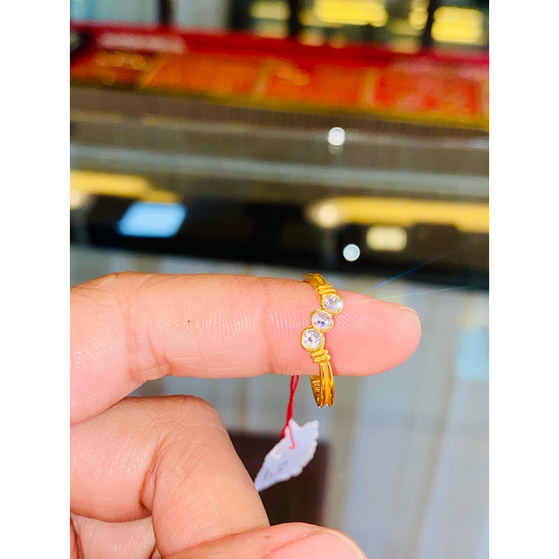 Cincin Emas Asli 16K(karat)/Cap 700