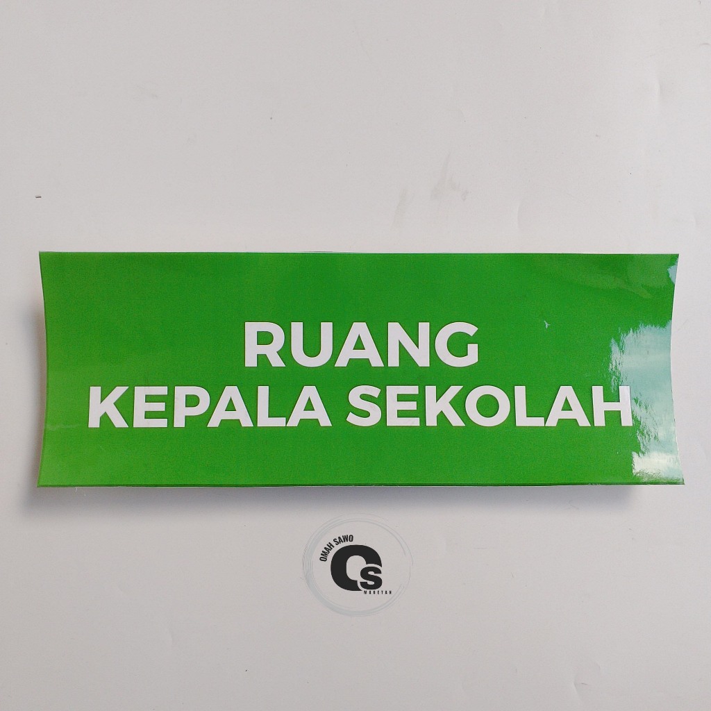 

Stiker Ruang Kepala Sekolah - Ruang Kepsek - Stiker Sekolah