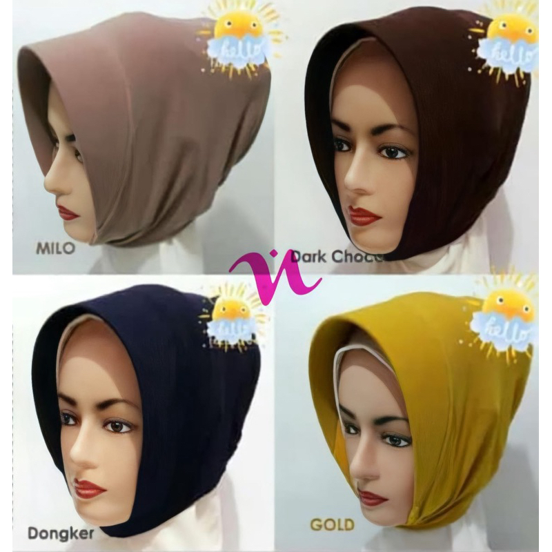 Ciput pet cepol|salesman hijab Ciput jersy|iner