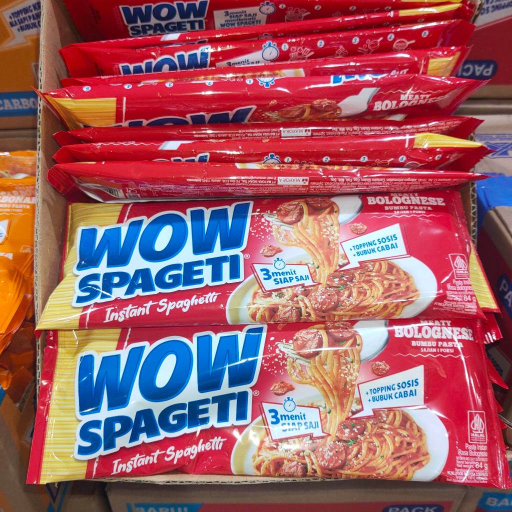 

1 Dus Wow Spagetti Bolognese Isi 40 Pcs