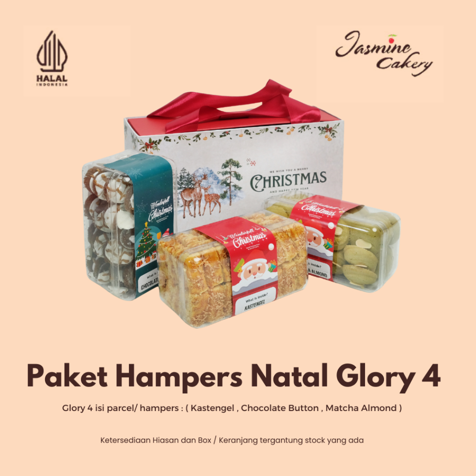 

Jasmine Cakery Christmas Hampers Glory 4 / Parcel Natal dan Tahun Baru