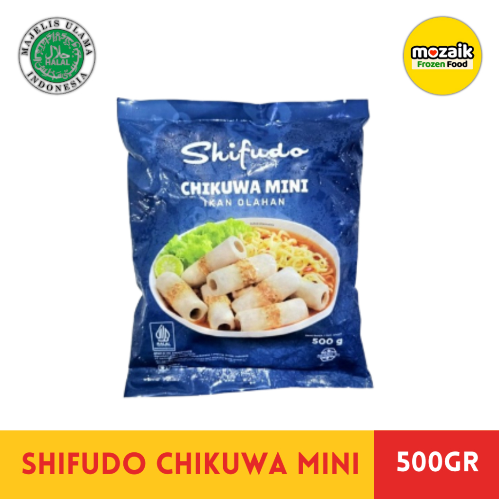 

Shifudo chikuwa mini Frozen Mart Frozen Food Palembang 500 gr