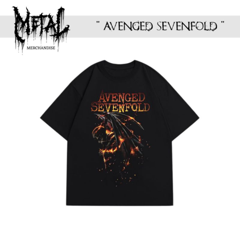 Kaos A7X avenged sevenfold t-shirt band avenged sevenfold