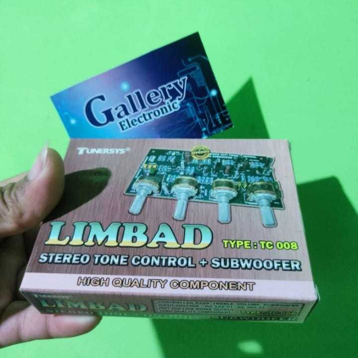 LIMBAD Stereo HI FI Tone Control + Subwoofer Tunersys TC 008