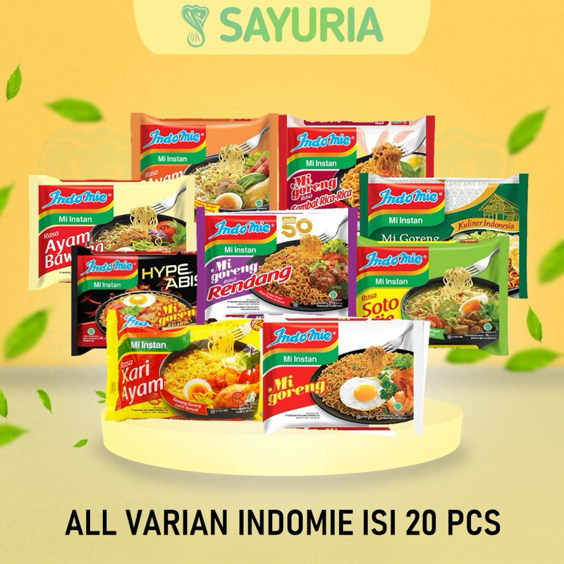 

INDOMIE MIX 20 PCS