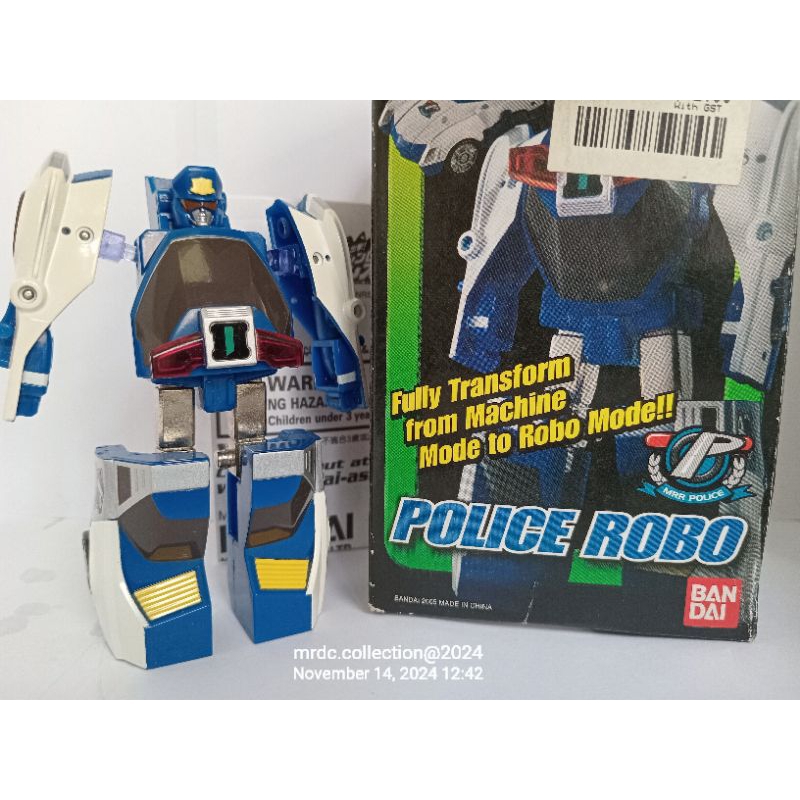 Bandai Shutsugeki Machine Robo Rescue Police Robo