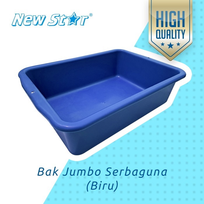 BAK BASKOM Plastik JUMBO TEBAL ANTI PECAH/Litter Box BAK KUCING JUMBO. Tempat Maggot. Tempat Ikan. B