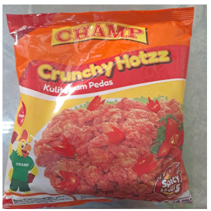 

Champ Crunchy Hot 300 gram