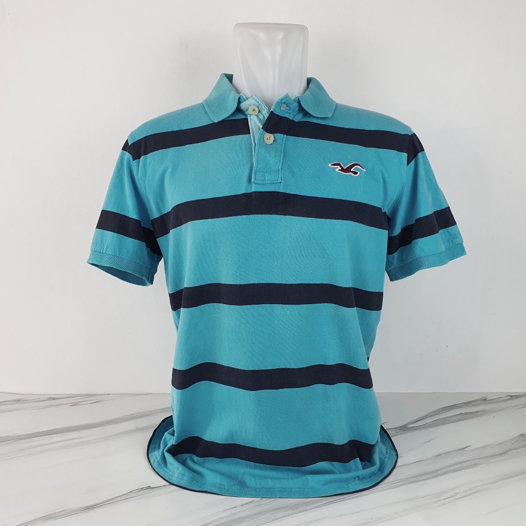 Baju Kaos Polo HOLLISTER - Size M - Lebar Dada 52 cm - Original 100%