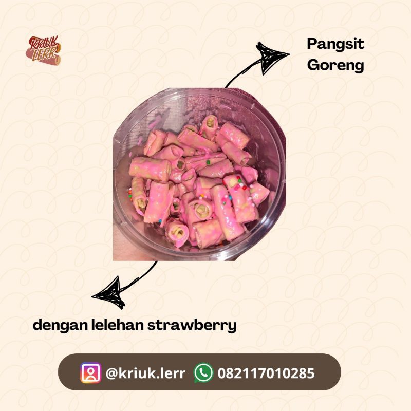 

Pangsit Lumer (Strawberry)