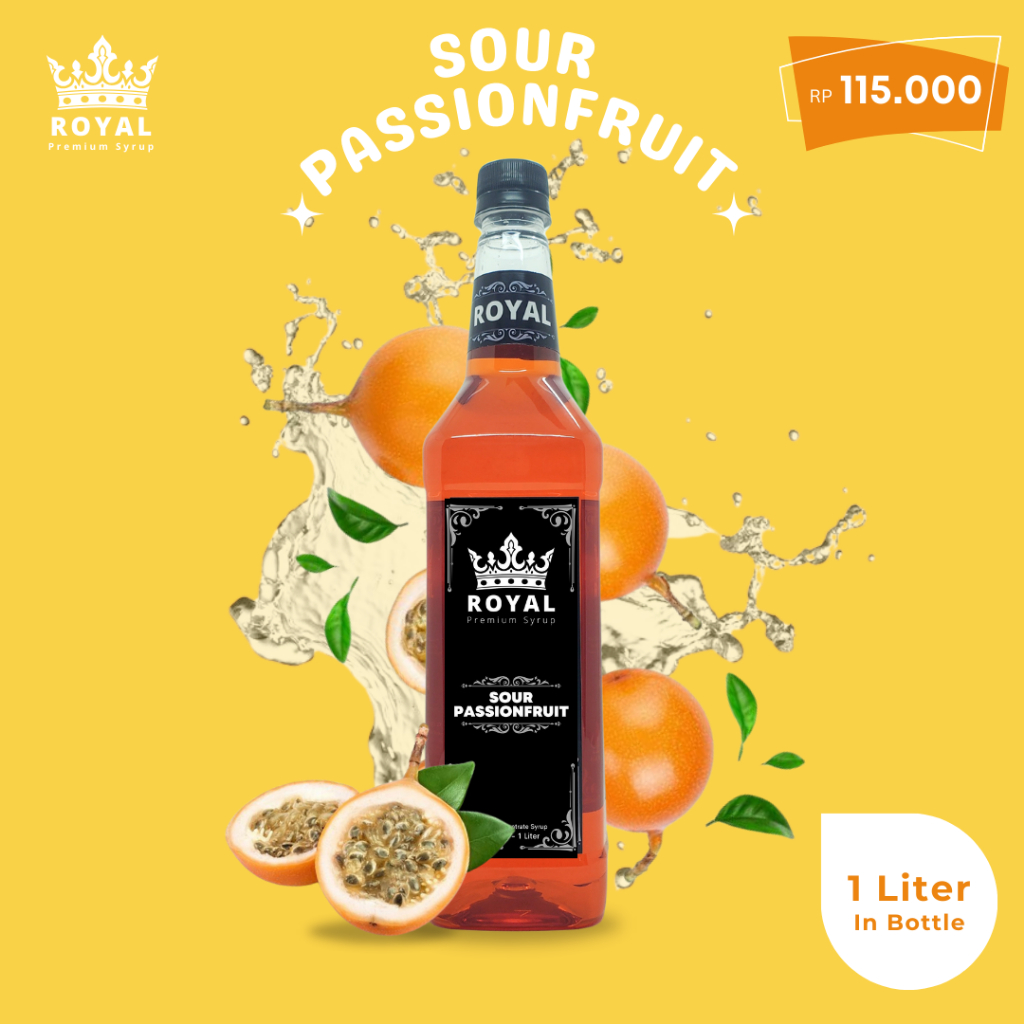 

Royal Sour Passion Fruit Syrup - Sirup Markisa Asam (Premium Quality)