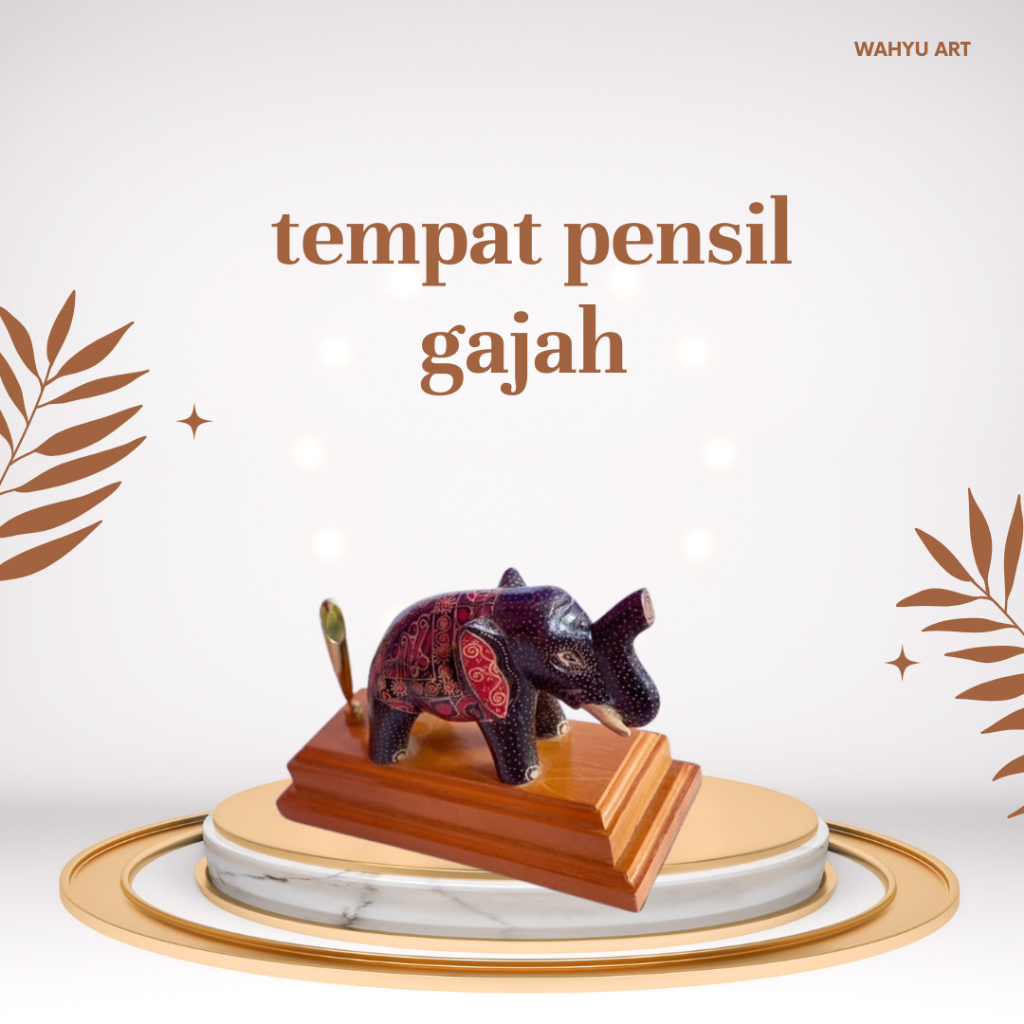 

tempat pensil patung gajah