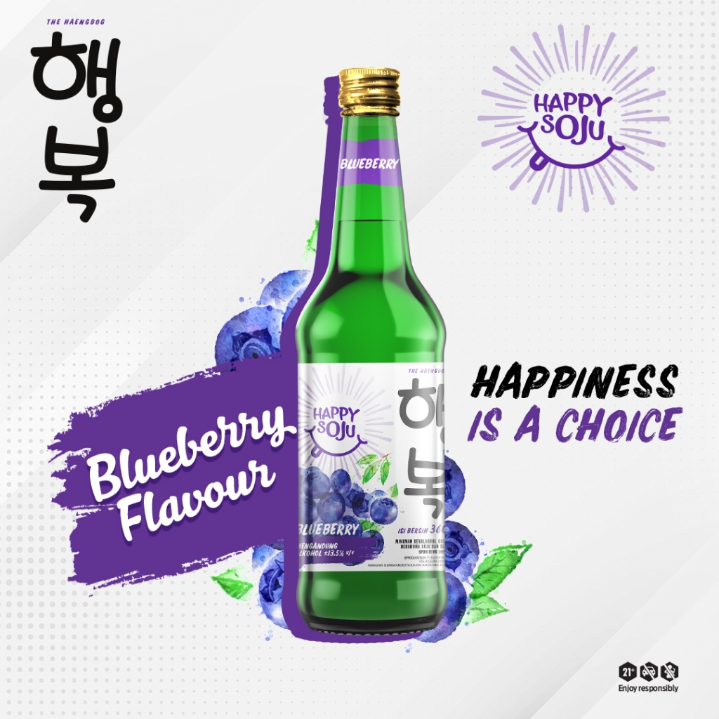 

Happy Soju Blueberry