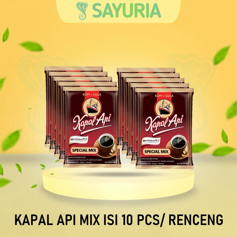 

Kopi Kapal Api Mix Isi 10 pcs / Renceng