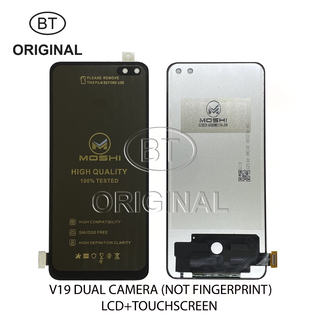 LCD VIVO V19 DUAL KAMERA - NOT FINGERPRINT - MOSHI ORIGINAL